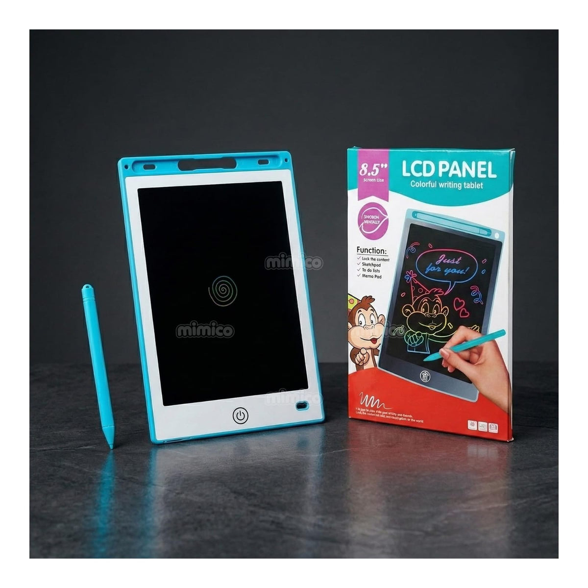8.5" LCD Writing Tablet for Kids – Colorful Electronic Drawing Pad & Doodle Board