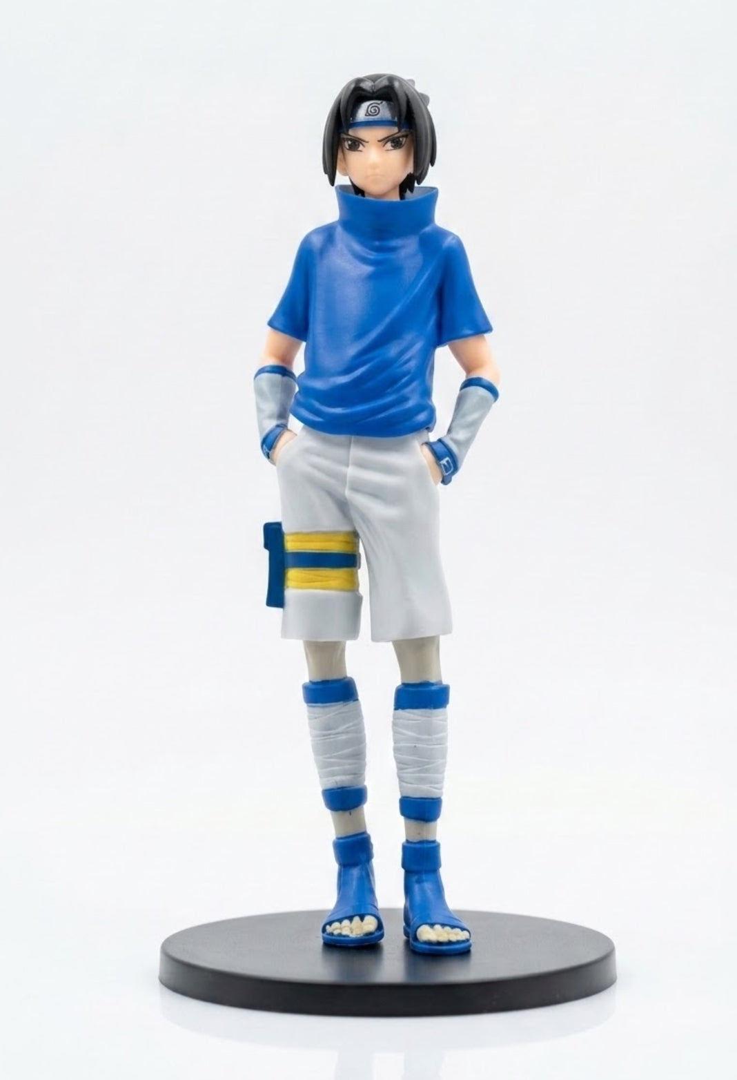 Naruto Sasuke Uchiha Classic Blue Outfit Action Figure – Premium Anime Collectible PVC Statue Toy