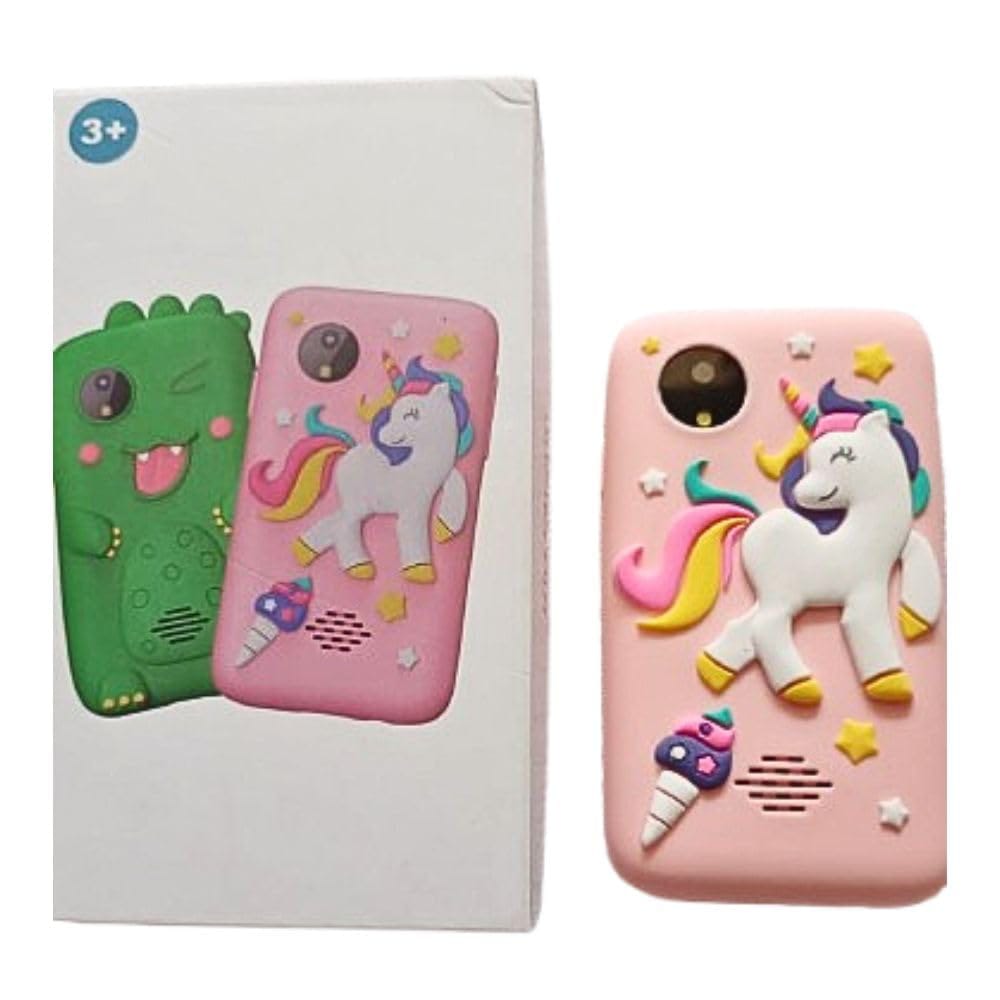 Kids Smartphone Toy with MP3 Music Player Dual toyCamera for Selfies in-Built Games 2.4" Screen 8MP Camera Toys for Boys & Girls