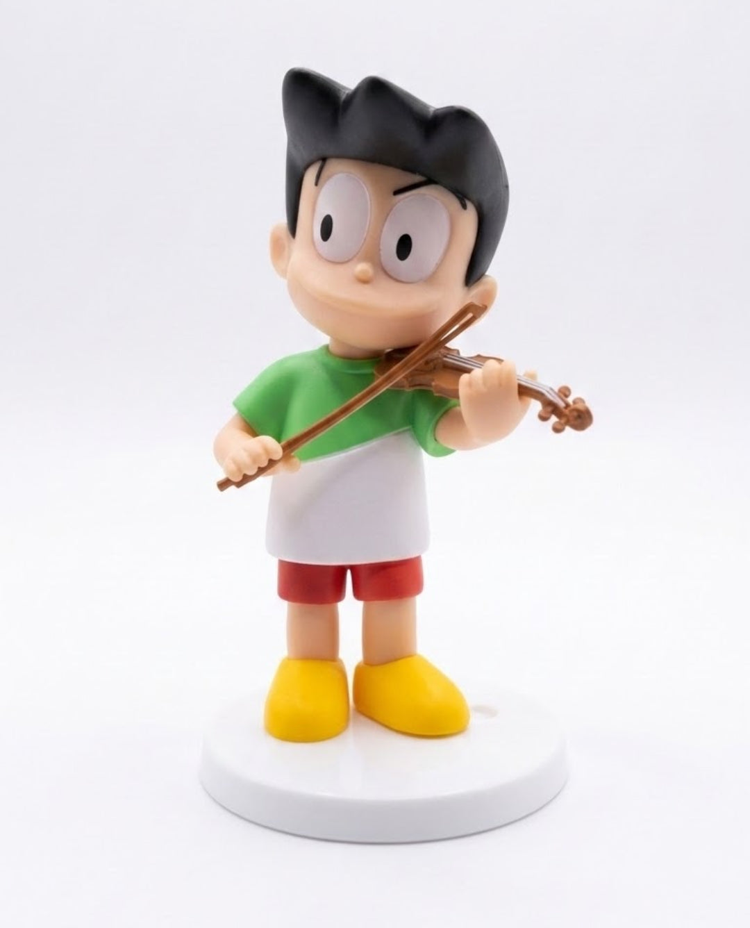 Doraemon Suneo Honekawa Violin Anime Figure – Symphony Musical Band Mini Collectible Figurine for Desk Decor & Gifts