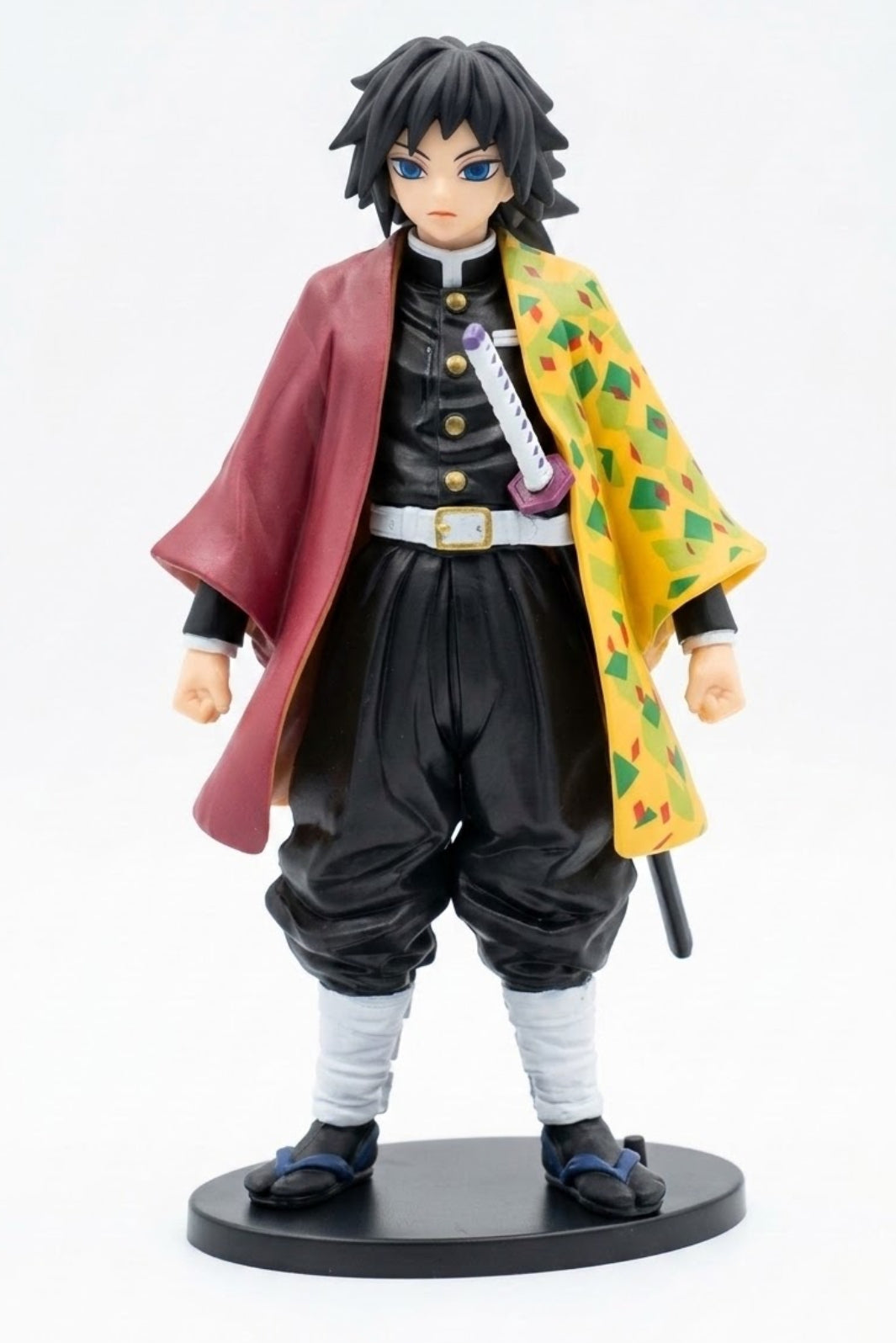 Demon Slayer Giyu Tomioka Anime Action Figure – Premium 15cm PVC Collectible Figurine with Base Stand