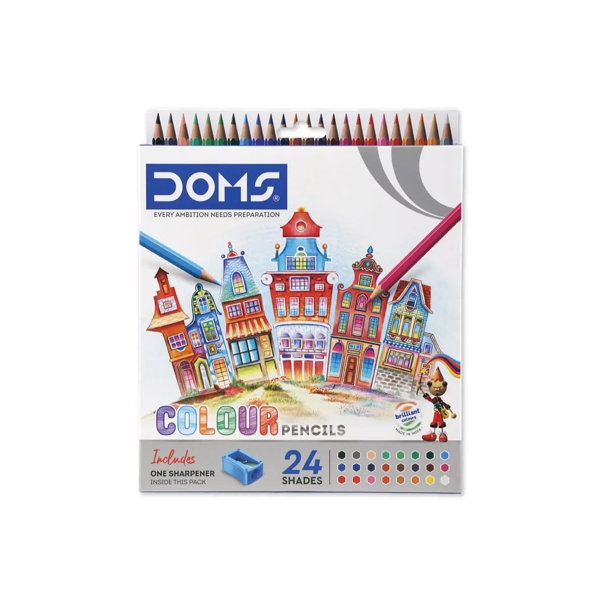 Doms Colour Pencils Hexagonal Color Pencils Shaped Color Pencils