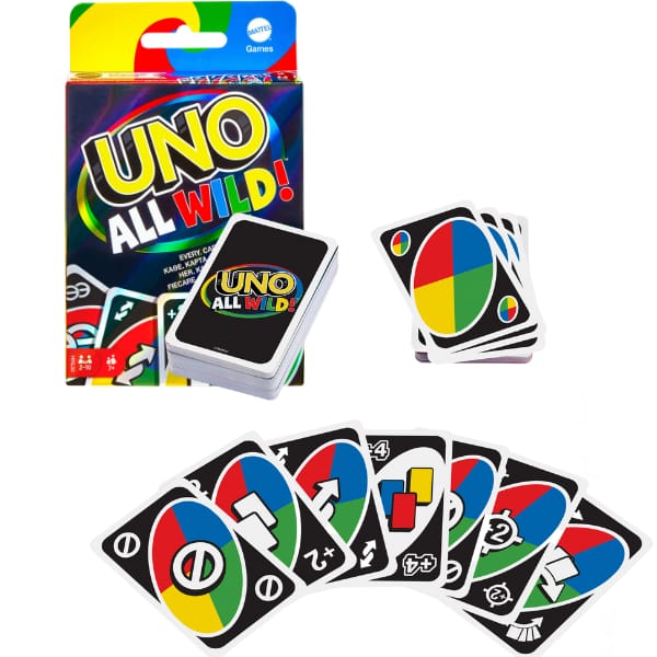 Uno All Wild Card Game (Multicolor)
