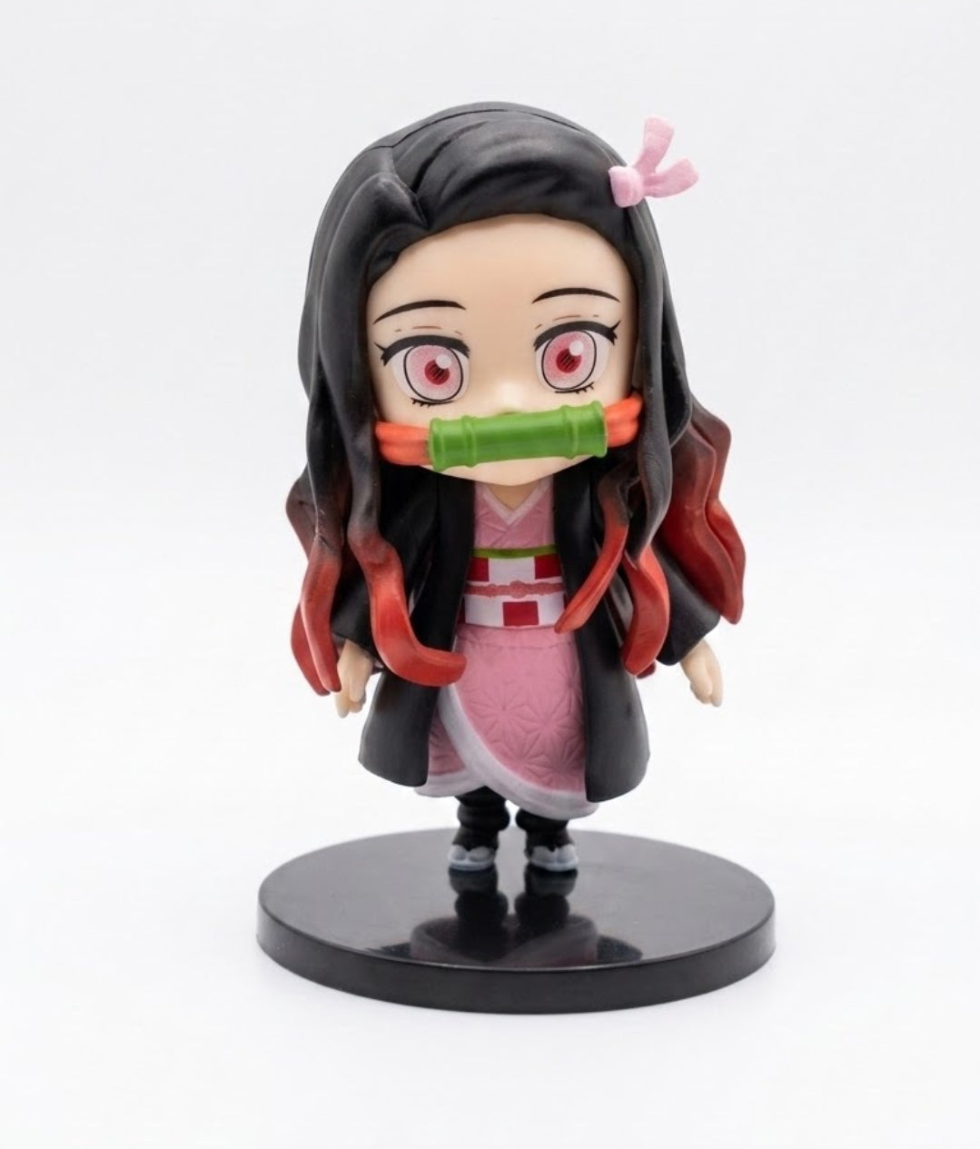 Demon Slayer Nezuko Kamado Chibi Anime Action Figure – Mini Collectible Figurine for Desk Decor & Gifting
