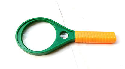 80mm Handheld Magnifying Glass – Premium Reading Magnifier Lens with Elegant Wooden Handle