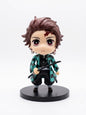 Demon Slayer Tanjiro Kamado Chibi Anime Action Figure – Mini Collectible Figurine for Desk Decor & Gifting