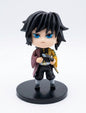 Demon Slayer Giyu Tomioka Chibi Anime Action Figure – Mini Collectible Figurine for Desk Decor & Gifting