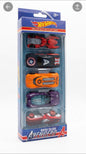 Hot Wheels Avengers 5-in-1 die-cast alloy toy car set