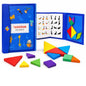 Magnetic Wooden Tangram Puzzle Book Game – Travel Friendly Geometric Shape Jigsaw Toy for Kids