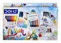 DOMS Art Fusion Kit Complete Drawing & Painting Stationery Combo Pack – Mixed Media Creative Gift Set with Sketch Pens, Oil Pastels, Color Pencils & Watercolors – Ultimate Art Supplies for Kids & Students