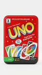 Uno Party Special Edition Metal Tin, Family Card Game (Multicolor)