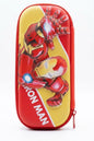 Marvel Iron Man Pencil Case – Kids Avengers Superhero 3D EVA Hard Shell Pencil Pouch, Large Capacity Red & Yellow Stationery Organizer for Boys & School Students