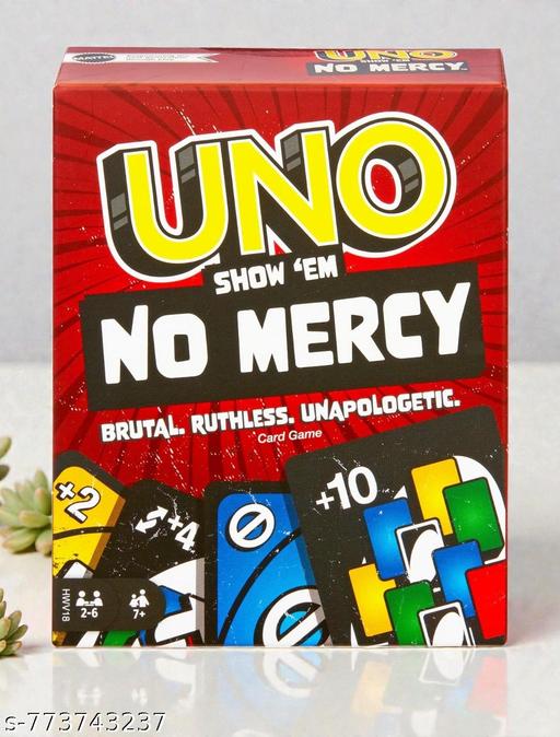UNO Show 'Em No Mercy Card Game | Family Party Game | Fun Strategy Card Game for Kids & Adults