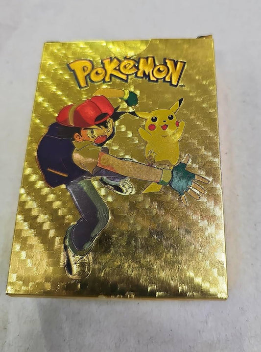 Pokémon Limited Edition Golden Foil Collector Card Set, Pikachu Design