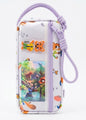 Disney Zootopia Pencil Case – Kids Judy Hopps & Nick Wilde Canvas Stationery Pouch, Large Capacity Pencil Case with Clear Photo Pocket & Carrying Handle for Students