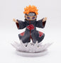 Naruto Shippuden Pain Akatsuki Chibi Anime Figure – Rinnegan Deva Path Almighty Push Mini Collectible Figurine for Desk Decor & Gifting