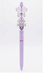 Crystal Cartoon Mouse Projector Pen – Iridescent Character Light-Up Pen, Cute Pastel Blue Novelty Stationery & Kids Toy