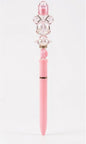 Crystal Cartoon Mouse Projector Pen – Iridescent Character Light-Up Pen, Cute Pastel Blue Novelty Stationery & Kids Toy