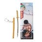 One Piece Zoro Sandai Kitetsu Katana Keychain - 15cm Mini Metal Anime Sword Replica with Sheath