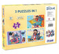 Frank Disney Stitch 3-in-1 Jigsaw Puzzle Set – Three 48-Piece Educational Puzzles for Kids Age 5+