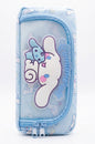 Cute Cinnamoroll Pencil Case – Kawaii Blue Sanrio Themed Pencil Pouch, Clear Window Stationery Organizer with 3D Cinnamoroll & Plush Friend Accent for Girls