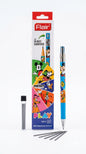 Flair Disney Mickey and Friends Play Mechanical Pencil (2.0mm) – Cute Cartoon Lead Pencil with In-Built Sharpener & Refill Leads