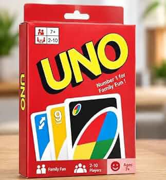 UNO FAMILY CARD GAME COMPLETE PACK OF 108 CARDS (Multicolor)