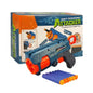 Attacker Manual Soft Bullet Gun Blaster – Toy Revolver with 6-Dart Rotating Drum Barrel and 6 Foam Darts, Outdoor Shooting Game Toy for Kids
