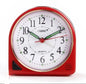 Orpat Analog Quartz Alarm Clock - Red Retro Bedside Table Clock with Loud Beep & Snooze Light