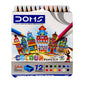 Doms Colour Pencils 12 Assorted Shades 1 Set (Small)