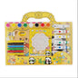 Kids Complete Drawing & Painting Kit with Portable Carry Case – Deluxe Creative Art Set with Water Colors, Color Pencils, Painting Book & Palette – Cute Panda & Bear Activity Gift for Boys & Girls