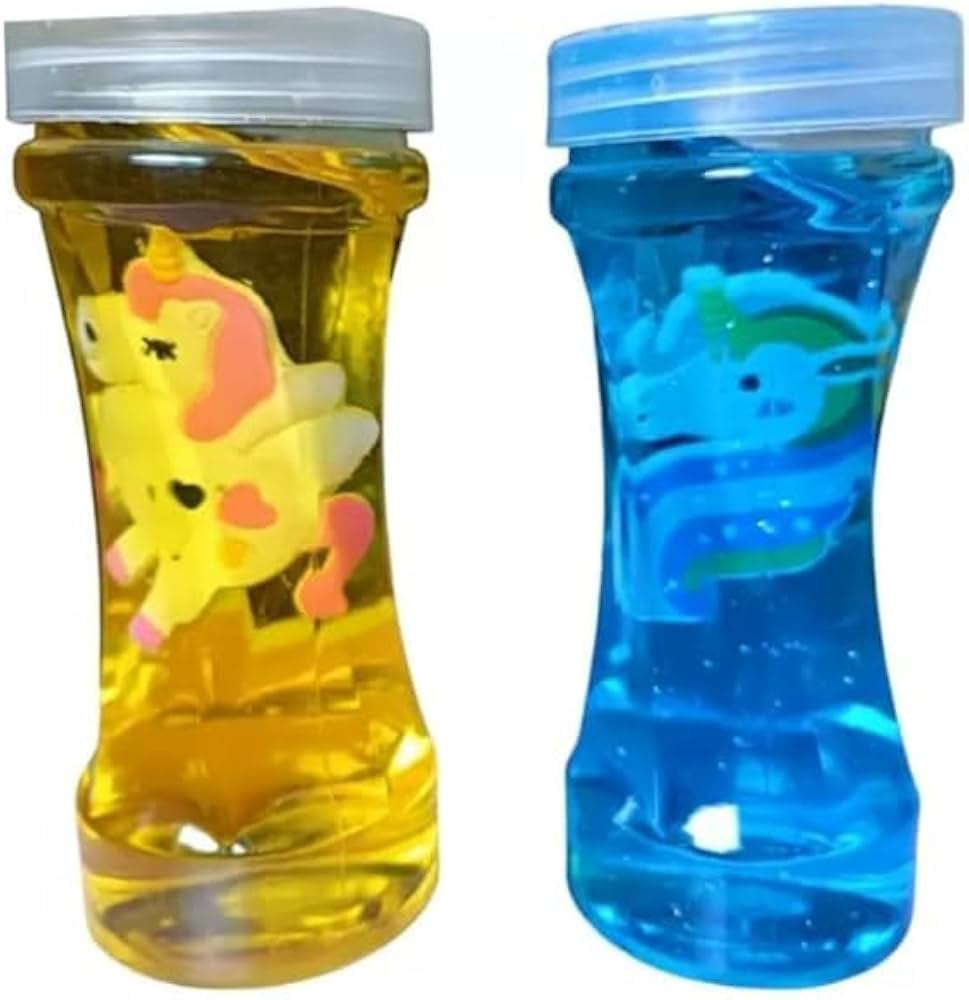 Crystal Slime Jelly Bottle | Sparkling Galaxy Slime Jelly - Stretchy, Clear Glue Slime with Glitter, Cosmic Colors, and Scented Oil - Fun and Sensory Play for Kids and Adults