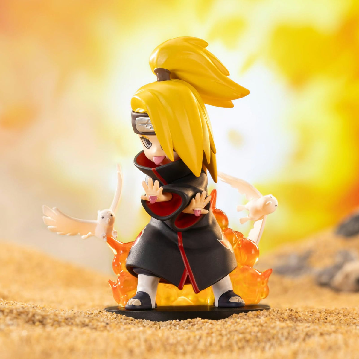 Naruto Shippuden Battle Against Akatsuki Series – Deidara Anime Action Figure Collectible Toy Mini Statue