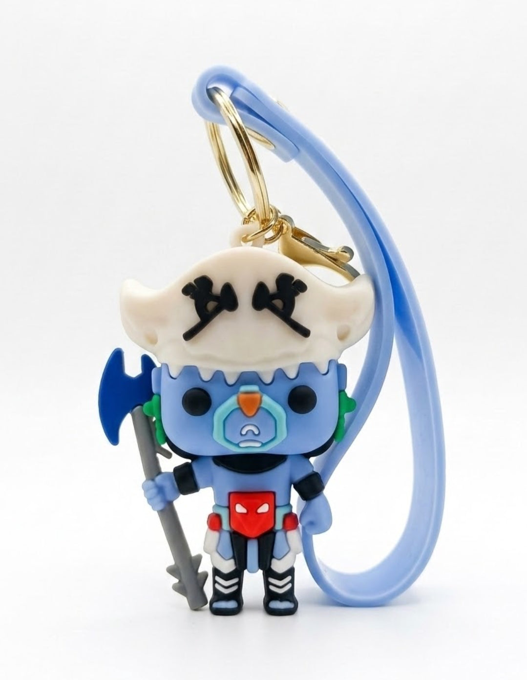 Marvel Black Panther Attuma 3D Silicone Figure Keychain with Wrist Strap & Charm