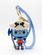 Marvel Black Panther Attuma 3D Silicone Figure Keychain with Wrist Strap & Charm