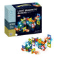 Light-Up Magnetic Marble Run Building Blocks Set (49 Pieces) – Glowing 3D STEM Educational Construction Toys for Kids, Toddlers & Boys Girls Ages 3+