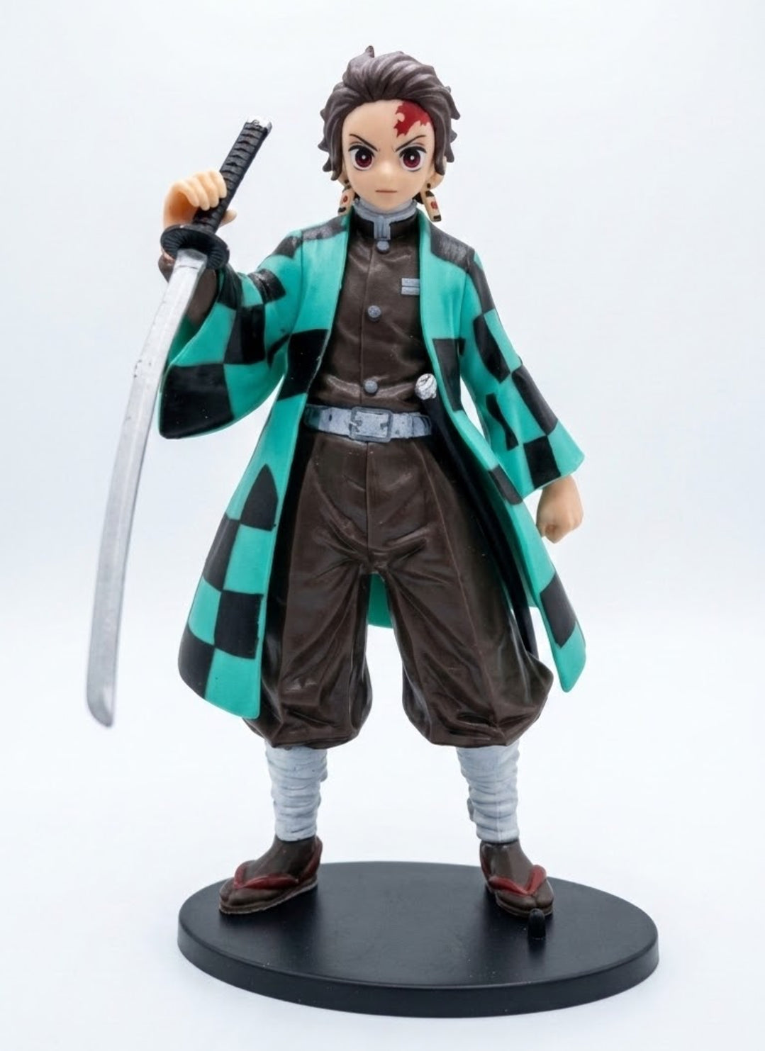 Demon Slayer Tanjiro Kamado Action Figure - Premium Anime Collectible PVC Statue Model Toy