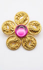 Luxury Gold Dragon Metal Fidget Spinner – 5-Arm Mythological Medallion Premium EDC Desk Toy
