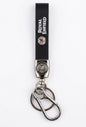 Premium Royal Enfield Motorcycle Keychain with Metal Multi-Ring Loop – Durable Black Fabric Wristlet Key Ring for Classic 350, Bullet & Himalayan