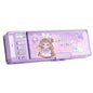 Kawaii Anime Girl Multi-Functional Pencil Box – Purple Magic World Mechanical Case with Pop-Up Buttons & Sharpener