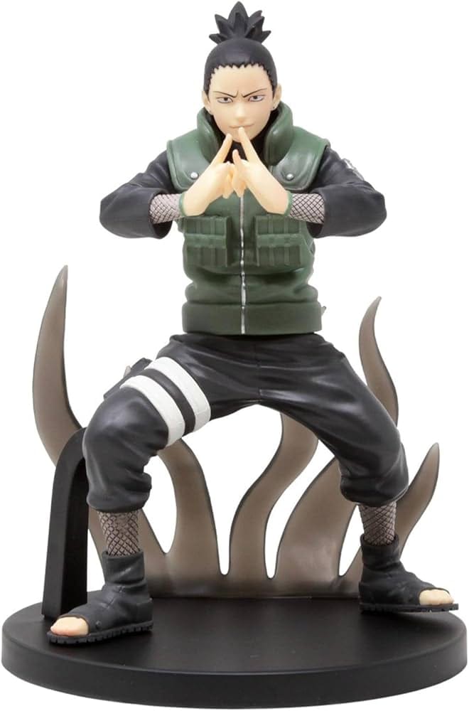 Naruto Shikamaru Nara Action Figure 16 cm Anime for Car Dashboard Table Toy