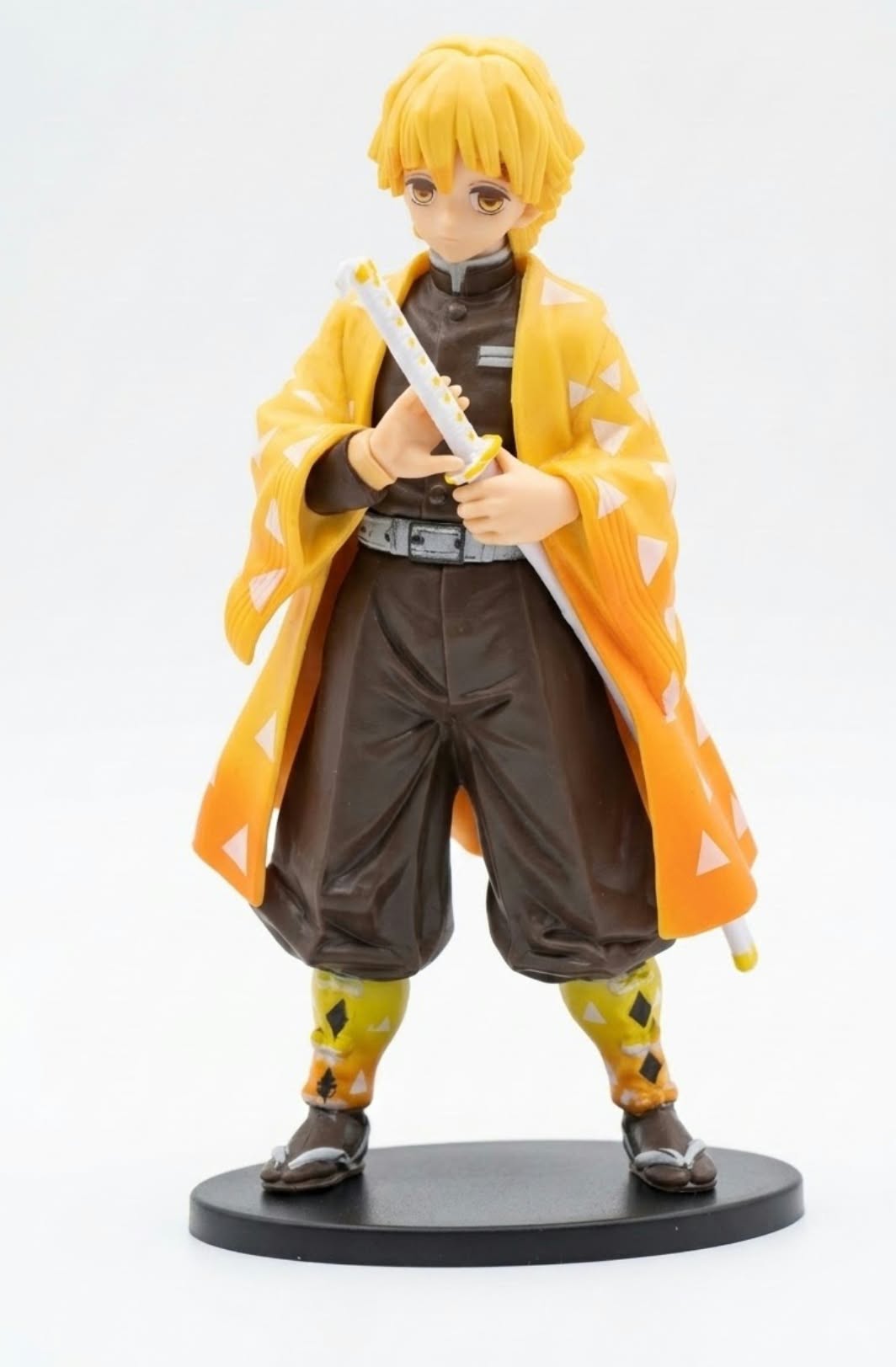 Demon Slayer Zenitsu Agatsuma Action Figure – Premium Anime Collectible PVC Statue Model Toy