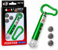 4-in-1 Laser Pointer Keychain with Crystal Rose Head | Multi-Color LED Mini Torch, Pocket Flashlight & Fun Light Toy for Kids, Parties and Key Ring Accessories